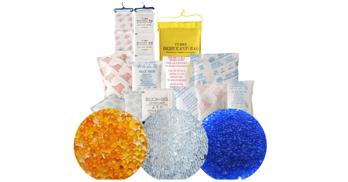 Gói hút ẩm Silica Gel chỉ thị màu là gì?