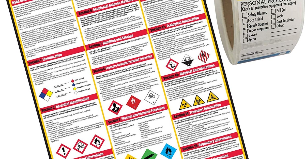 Khi nào cần sử dụng MSDS?